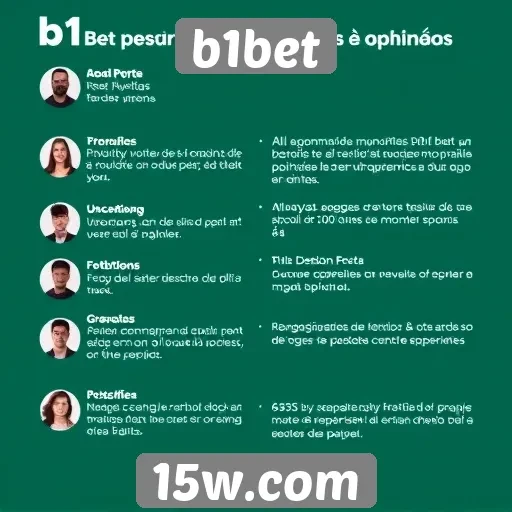 Feedback dos usuários sobre experiência no b1bet